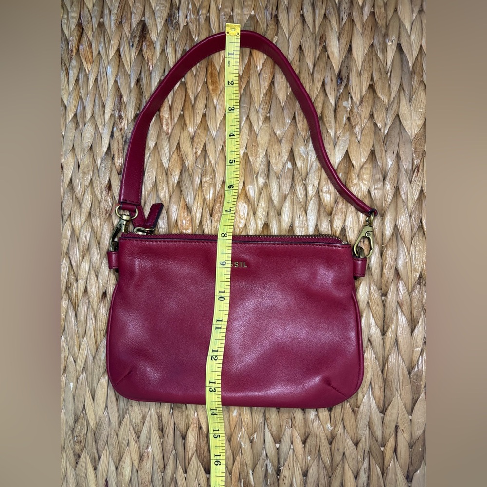 Fossil Red Leather Purse - Picture 10 of 16